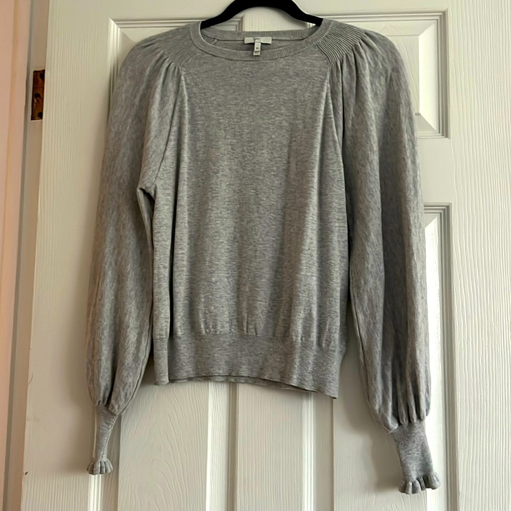 Joie crewneck bubble long sleeve sweater